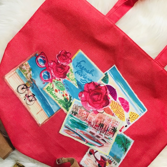 Lancôme | NWOT Reversible French Riviera Maxi Tote - Picture 4 of 7